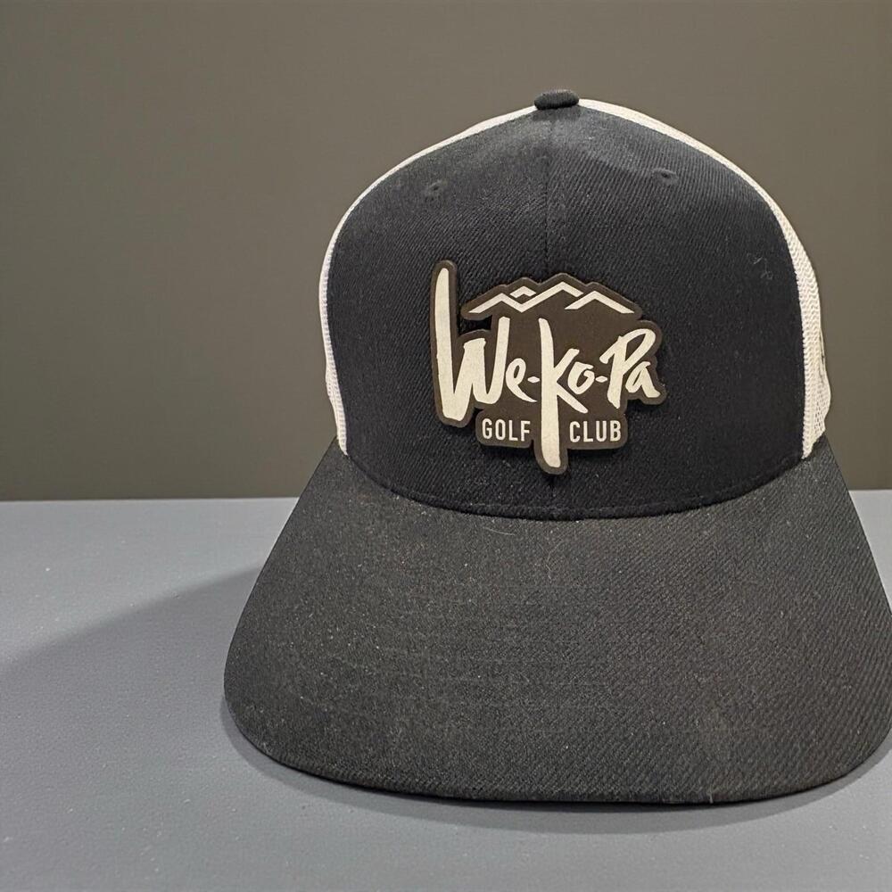 We ko pa Branded Bills Men’s Golf Hat Cap Mesh SnapBack Poly Wool Acrylic